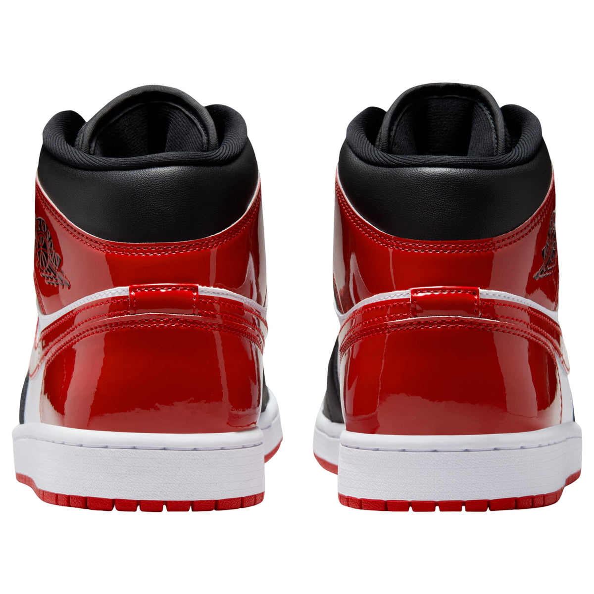 Jordan 1 Mid SE Patent Bred Toe