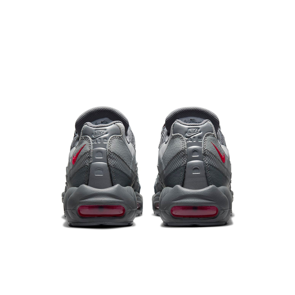 NO BOX Nike Air Max 95 Essential 'Smoke Grey University Red' (Men's)