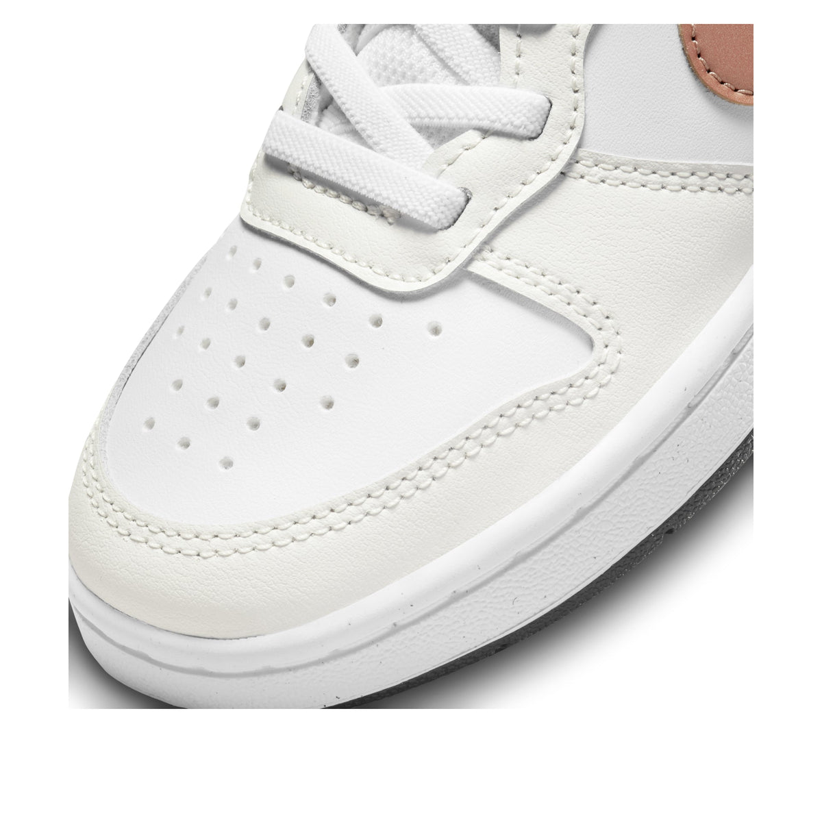 Nike Court Borough Low 2 White Metallic Red Bronze (TD)(PS)