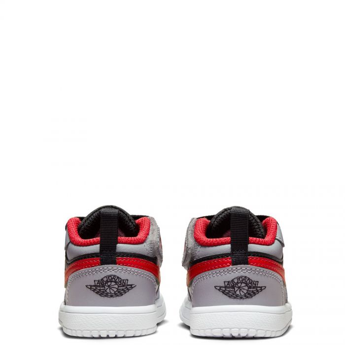 Jordan 1 Low Alt Black/Fire Red-Cement Grey (TD)