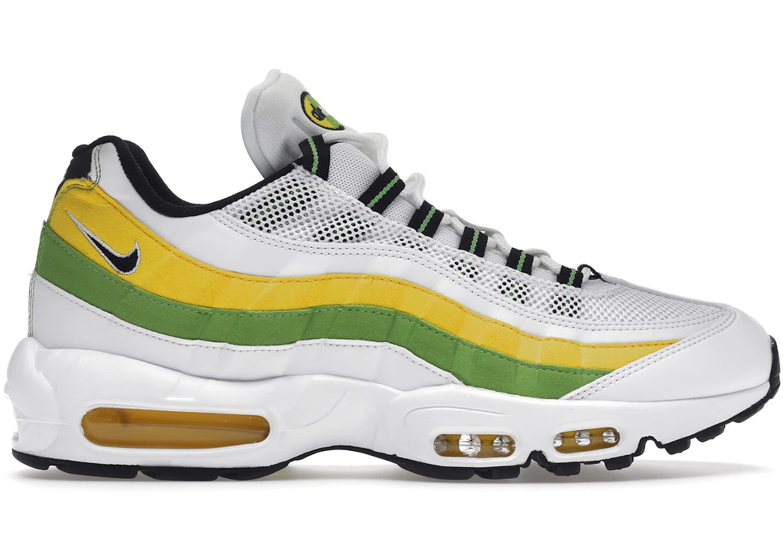 Nike Air Max 95 Essential White Green Apple Tour Yellow Brazil