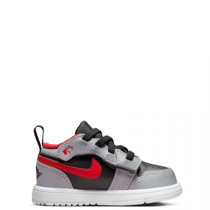 Jordan 1 Low Alt Black/Fire Red-Cement Grey (TD)