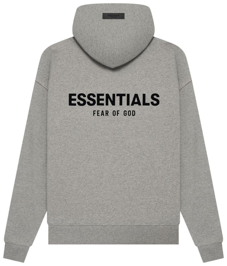 Essentials Hoodie SS22 Dark Gray/ Oat