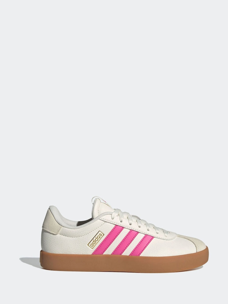 adidas VL Court 3.0 White / Bliss Pink / Alumina (TD)