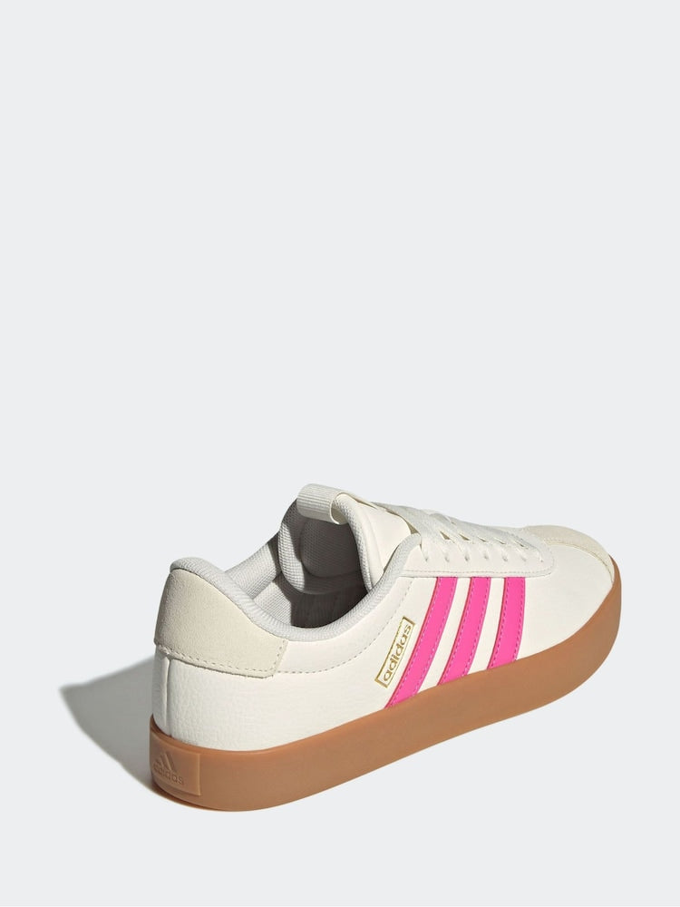 adidas VL Court 3.0 White / Bliss Pink / Alumina (TD)