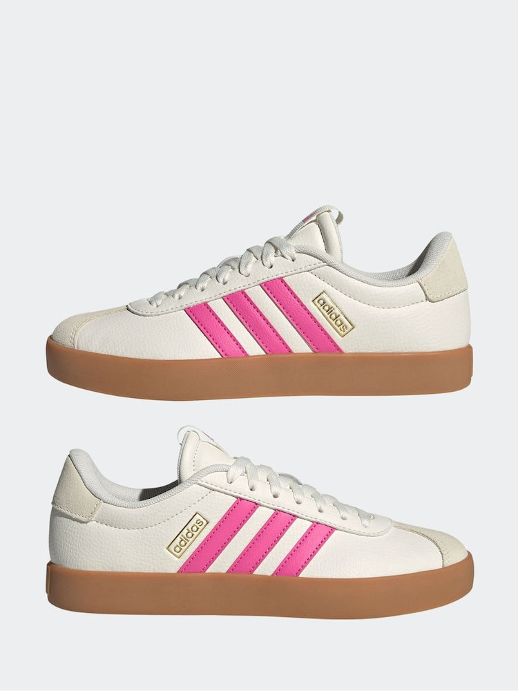 adidas VL Court 3.0 White / Bliss Pink / Alumina (TD)