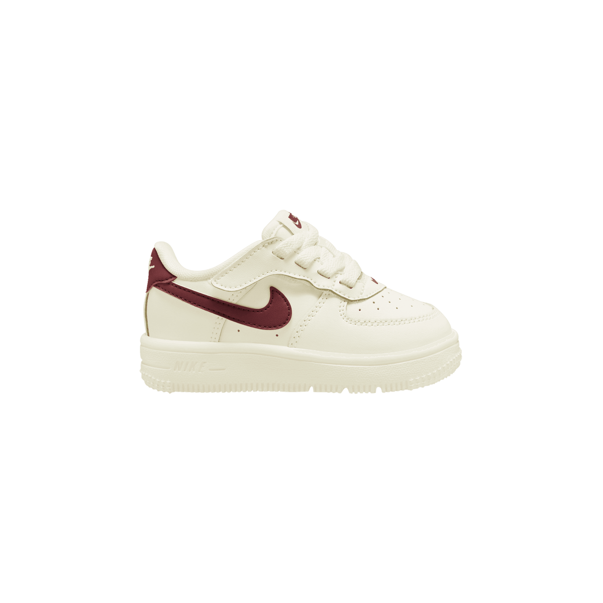 Nike Force 1 Low Easyon Off White Maroon  Burgundy (TD)