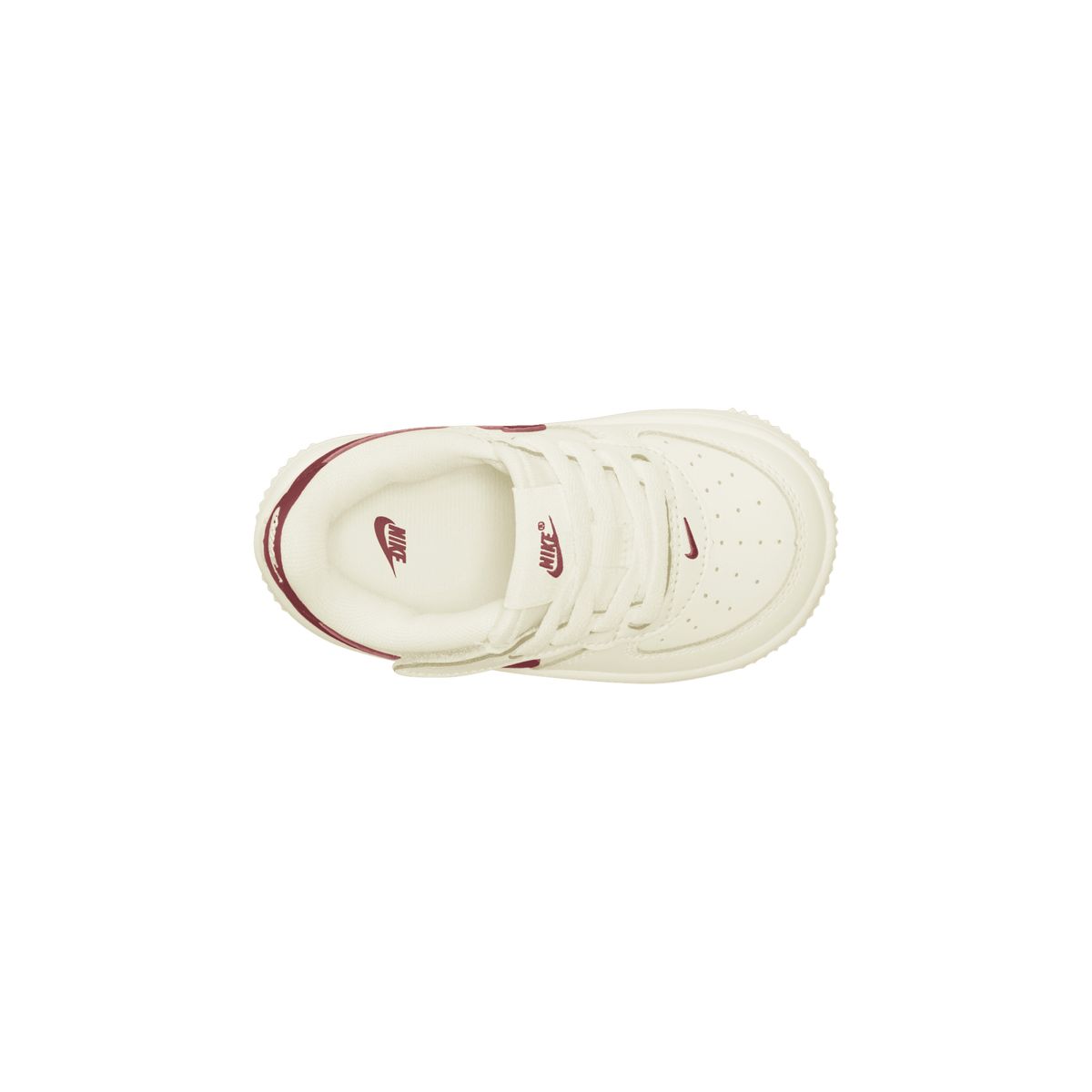 Nike Force 1 Low Easyon Off White Maroon  Burgundy (TD)