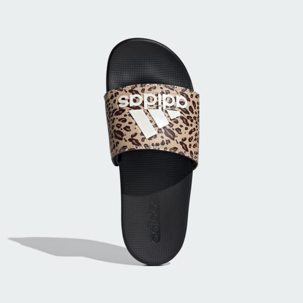 NO BOX Adidas Adilette Womens Comfort Slides Cheetah