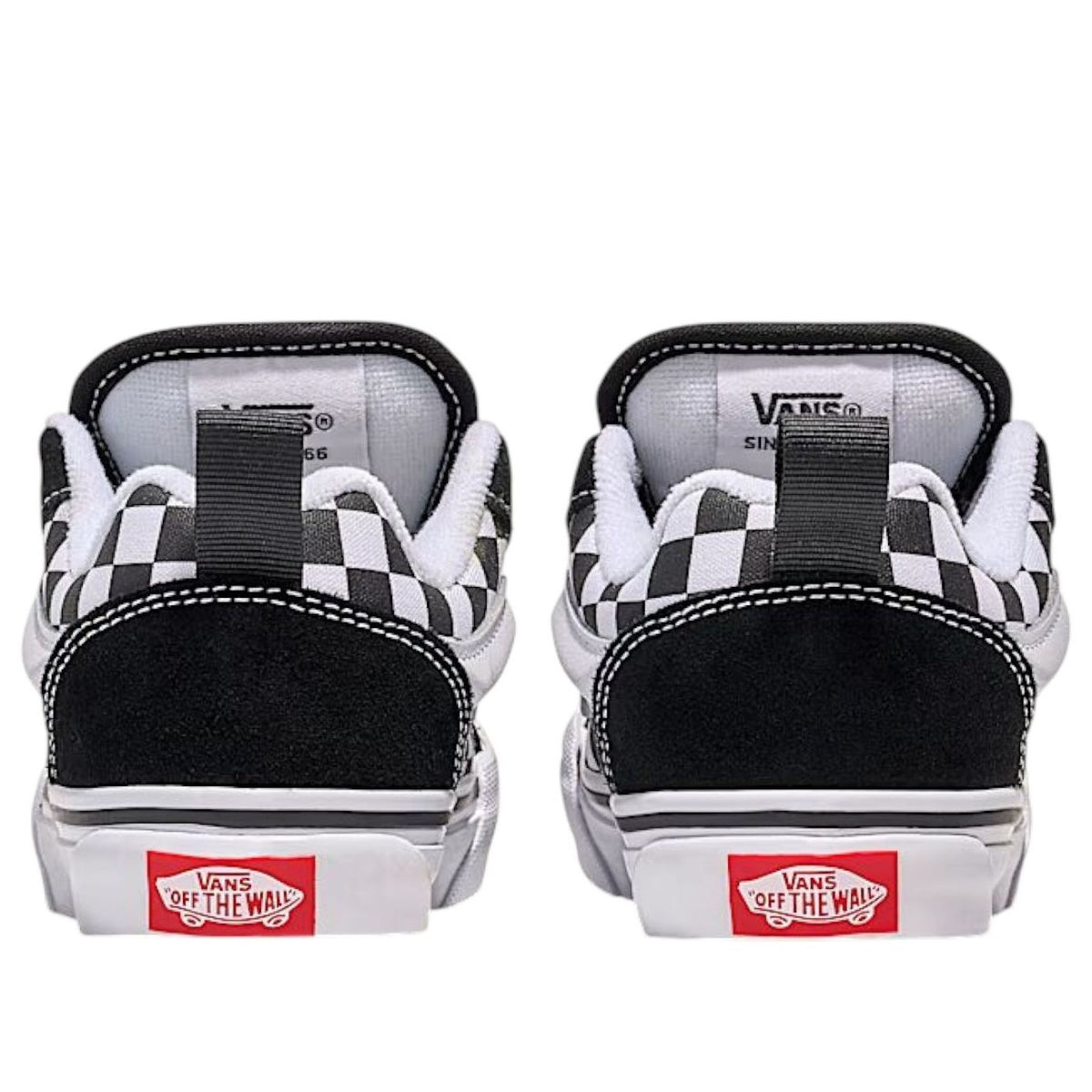 Vans Knu Skool Checkerboard Black (GS)