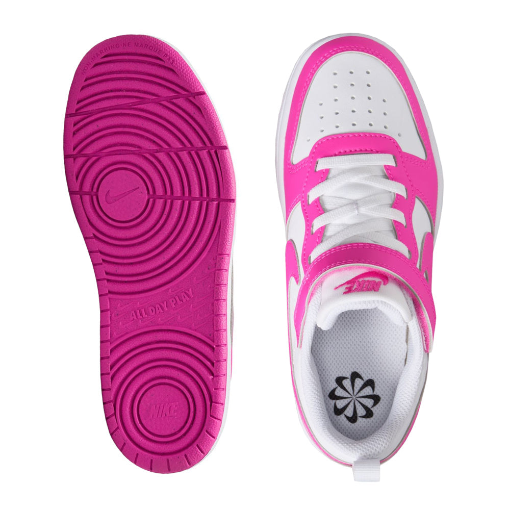 Nike Court Borough MAGENTA FUSCHIA Low Recraft (TD)(PS)(GS)