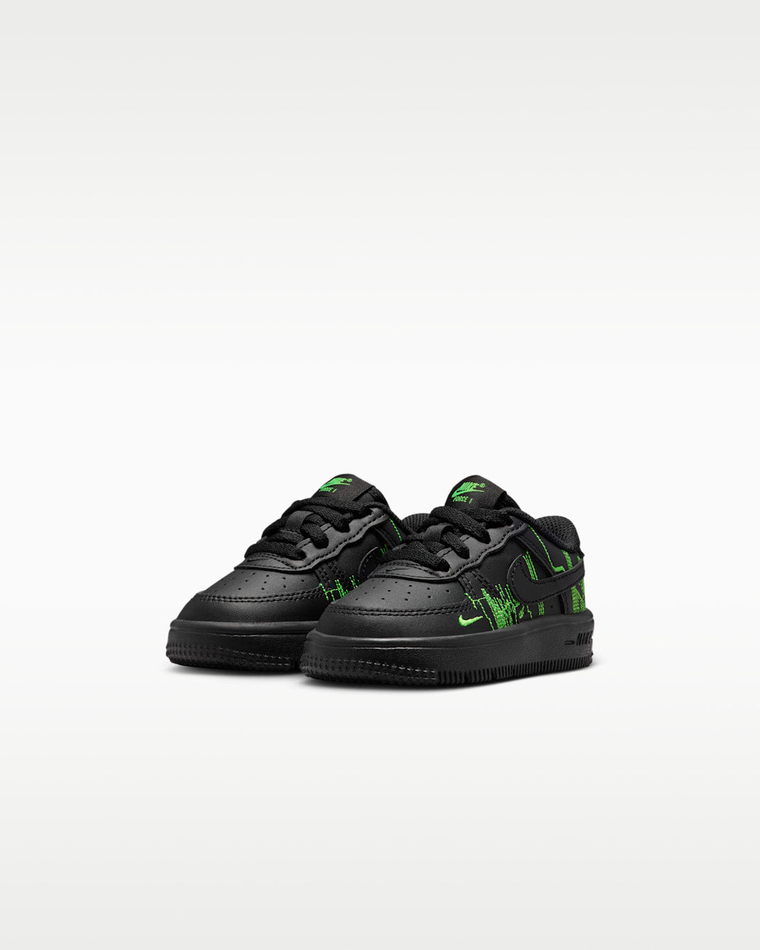 Nike Force 1 Low Easyon Black Green Strike (TD)