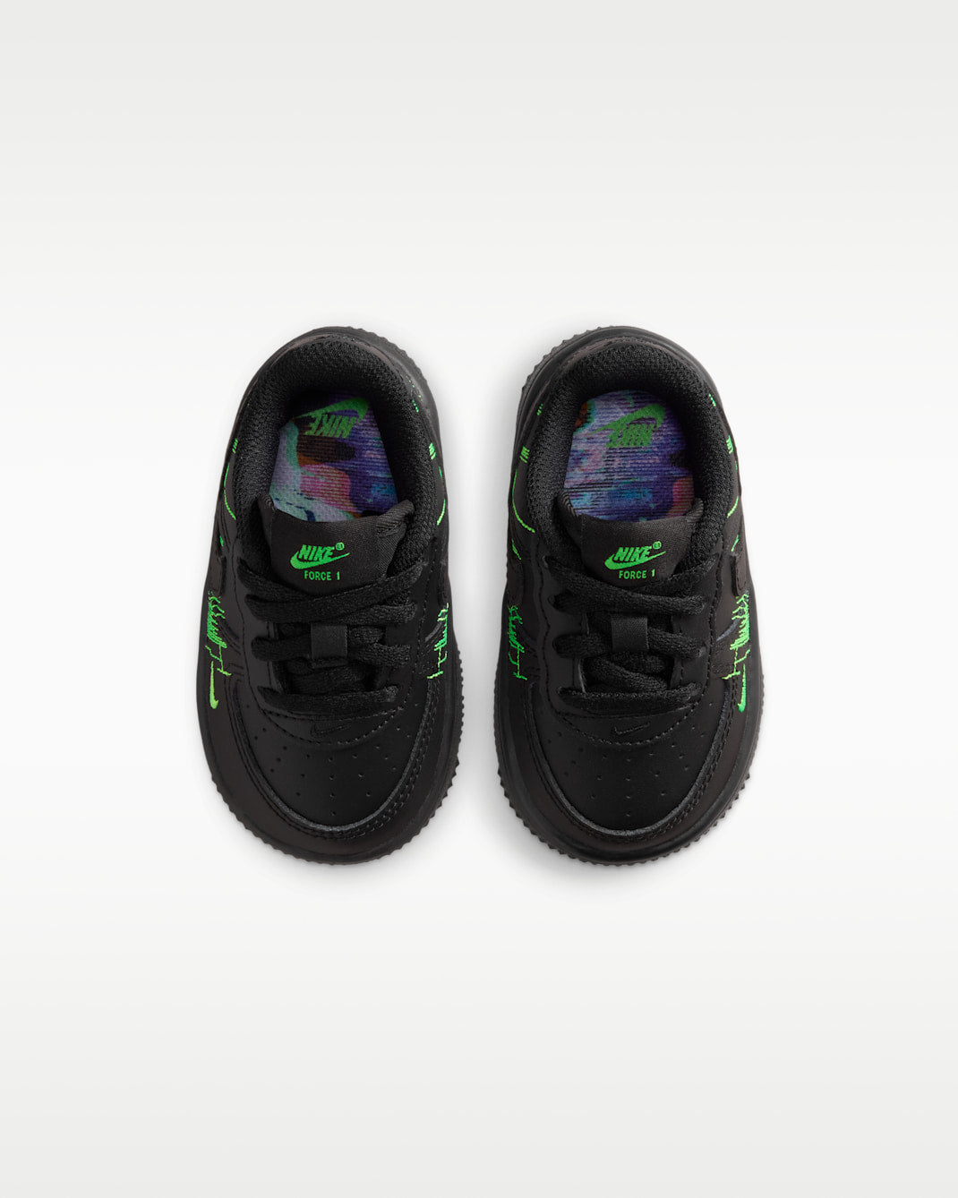 Nike Force 1 Low Easyon Black Green Strike (TD)