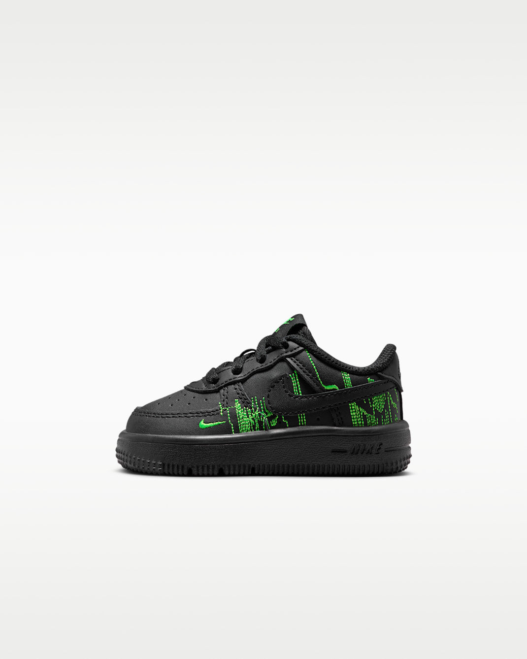 Nike Force 1 Low Easyon Black Green Strike (TD)