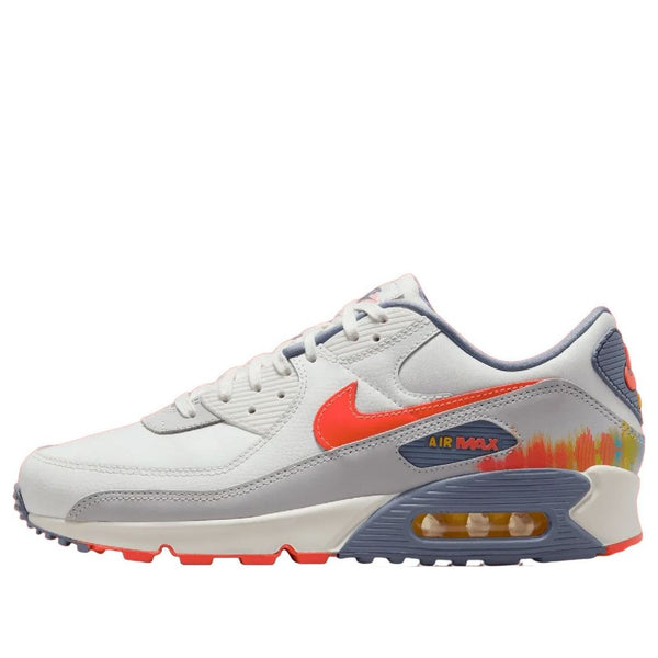 Nike Air Max 90 Premium 'Summit White Bright Crimson' (Men's) TX