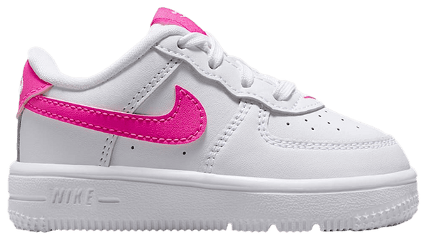 Nike Force 1 Low Lace- White Pink (TD)