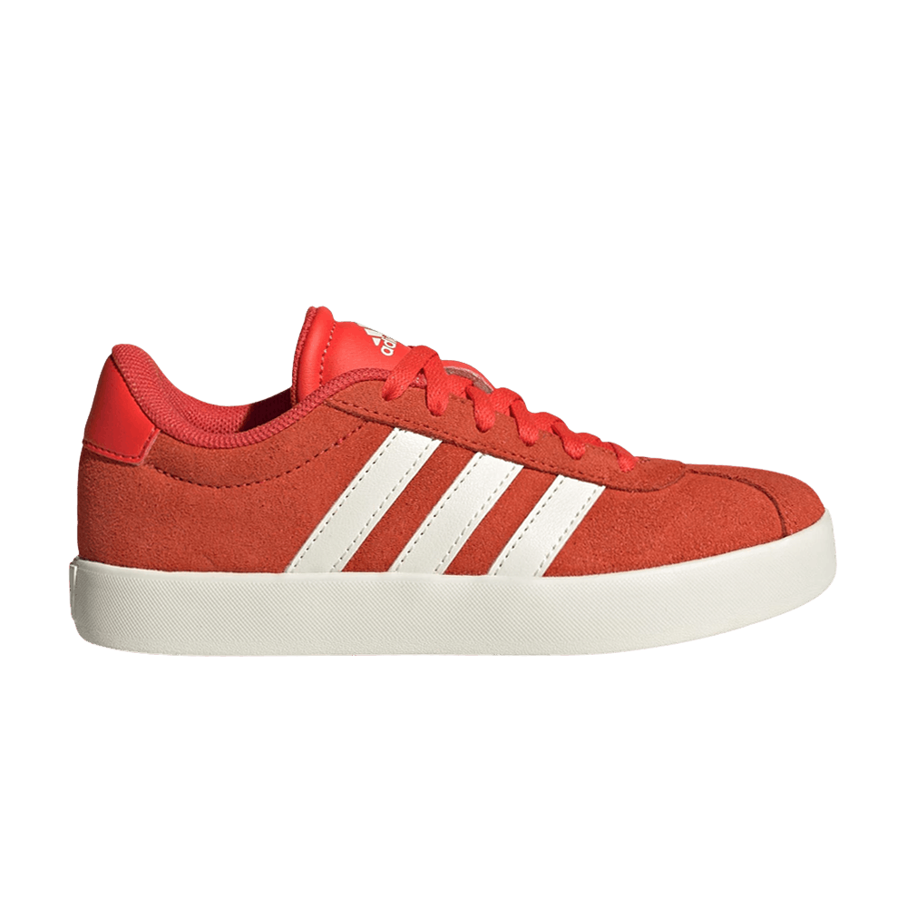 Adidas VL Court 3.0 K Red Lace Up