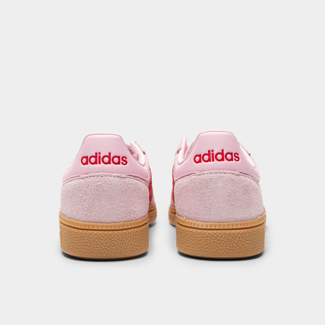 Adidas Handball Spezial Clear Pink / Pure Ruby-Gum (TD, PS and GS)