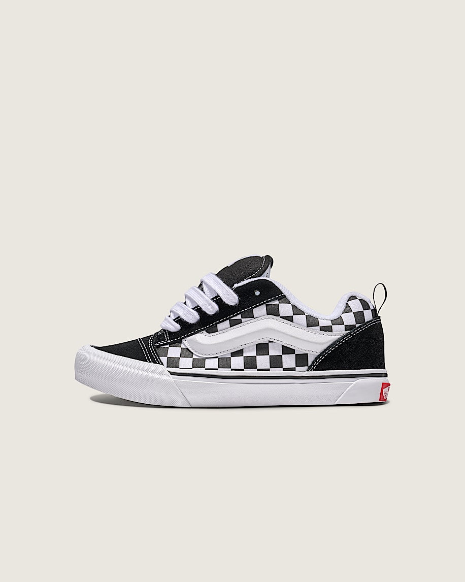 Vans Knu Skool Checkerboard Black (PS)