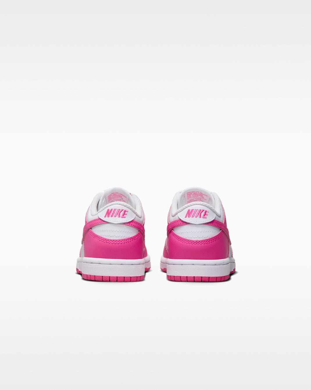 Nike Dunk Low White / Laser Fuchsia (GS)