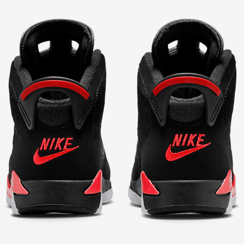 Air Jordan 6 INFRARED Retro Black, Light Crimson (PS)