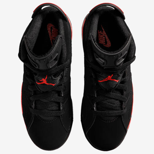 Air Jordan 6 INFRARED Retro Black, Light Crimson (PS)