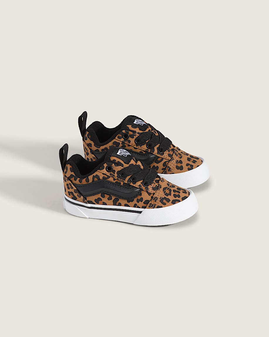 Vans Toddler Knu Skool Shoe Leopard Brown Cheetah (TD)(PS)