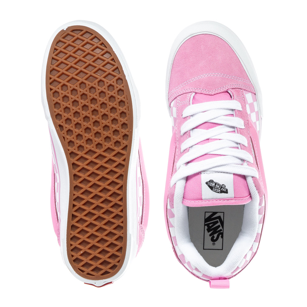 Vans Knu Skool PINK Checkerboard Prism Pink (GS)