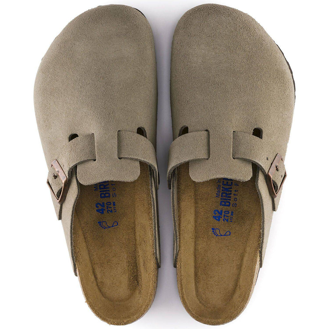 Birkenstock Boston Soft Footbed Suede Taupe (Men's)
