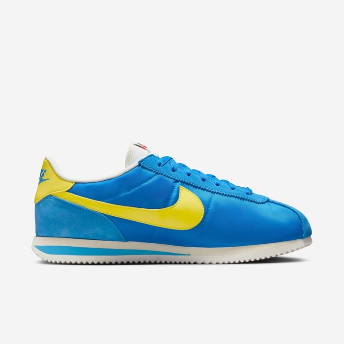 Nike Kids Cortez BG Photo Blue/LT Lemon Twist