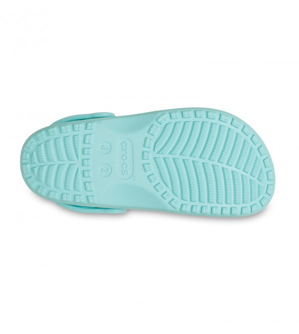 Crocs Classic Floral Cut Out Clog 'Aquamarine' (GS)