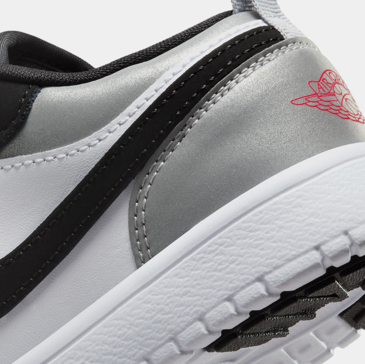 Jordan 1 Low Alt Black 3M Reflective Heel (TD)