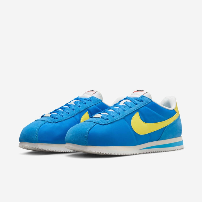 Nike Kids Cortez BG Photo Blue/LT Lemon Twist