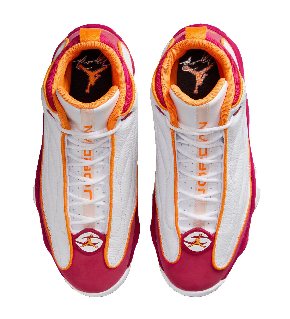 Jordan Pro Strong White/Vivid Orange (GS)