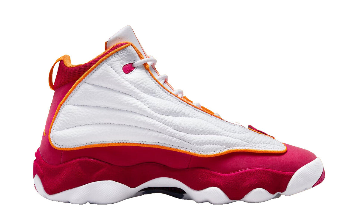 Jordan Pro Strong White/Vivid Orange (GS)