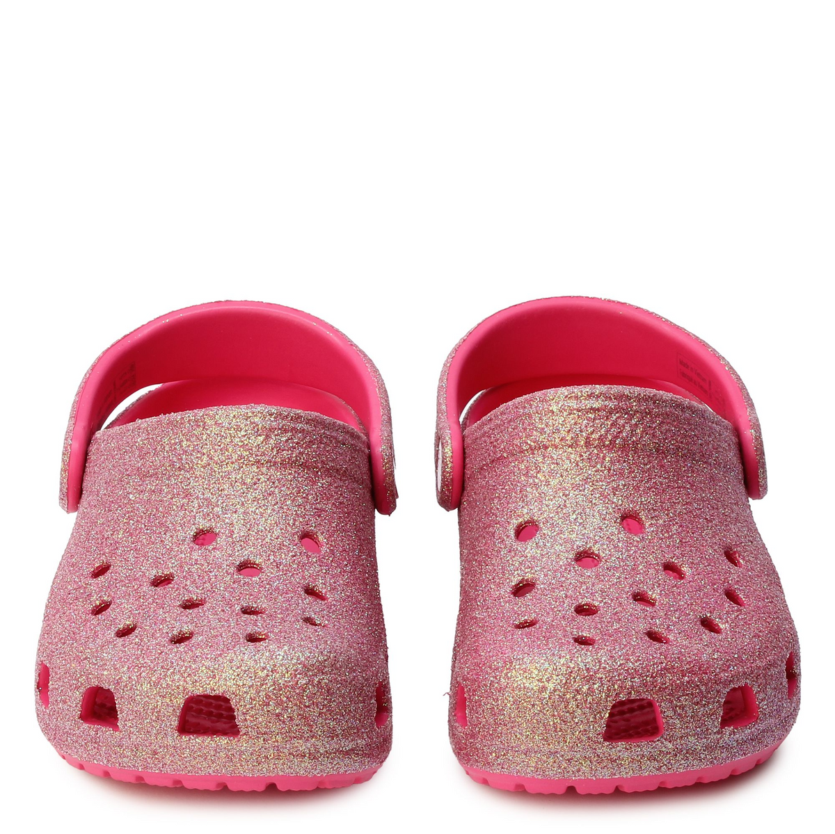 Crocs Classic Iridescent Glitter Clog 'Dragon Fruit' (GS)