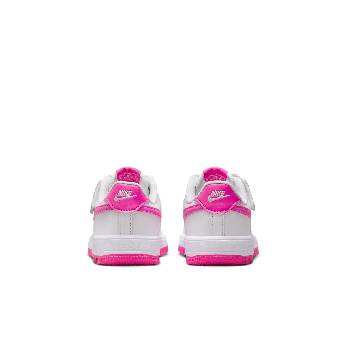 Nike Force 1 Low EasyOn White/MAGENTA Fuchsia (PS)