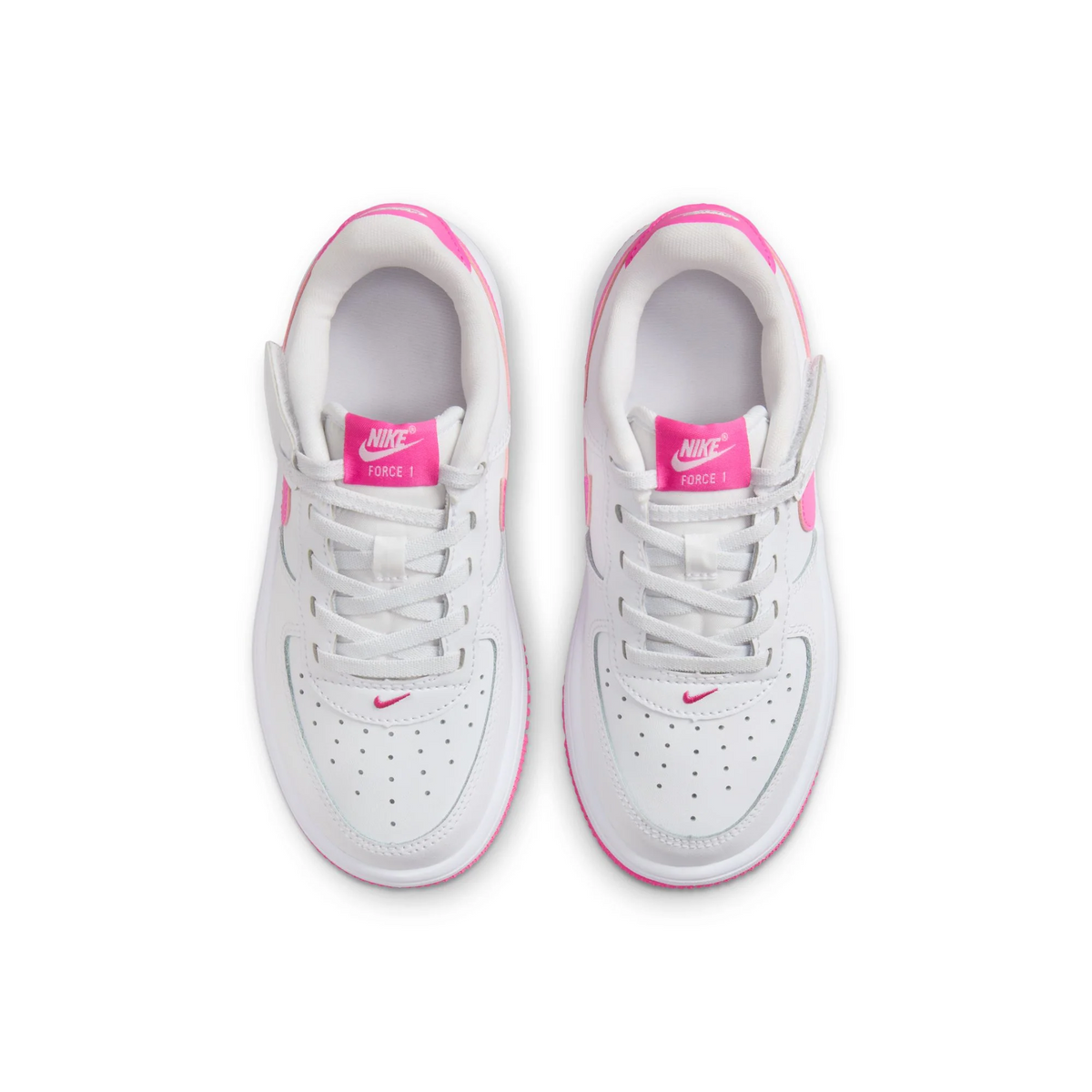 Nike Force 1 Low EasyOn White/MAGENTA Fuchsia (PS)
