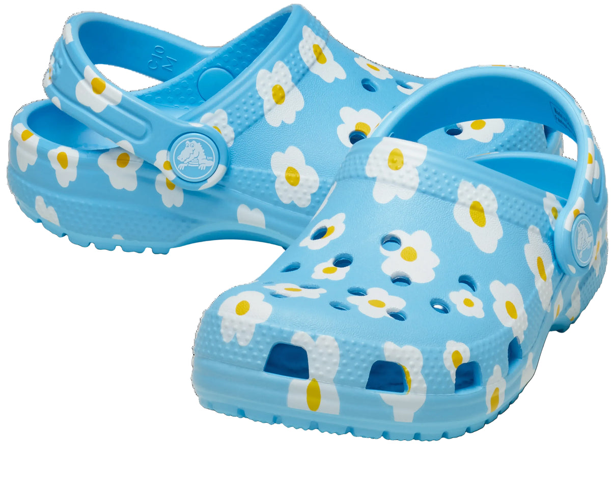 CROCS CLASSIC DAISY CLOG 'Tinted Glass Daisies' (TD)