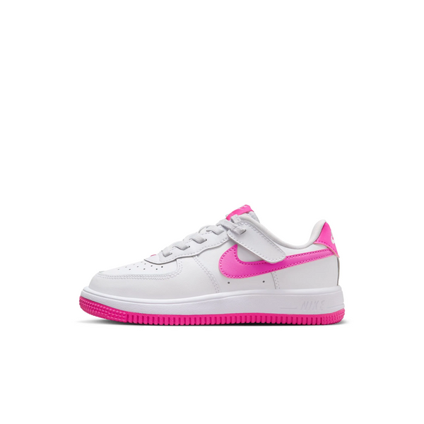 Nike Force 1 Low EasyOn White/MAGENTA Fuchsia (PS)