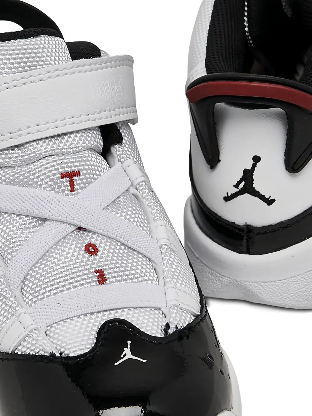 Jordan 6 Rings White Varsity Red Black (TD)