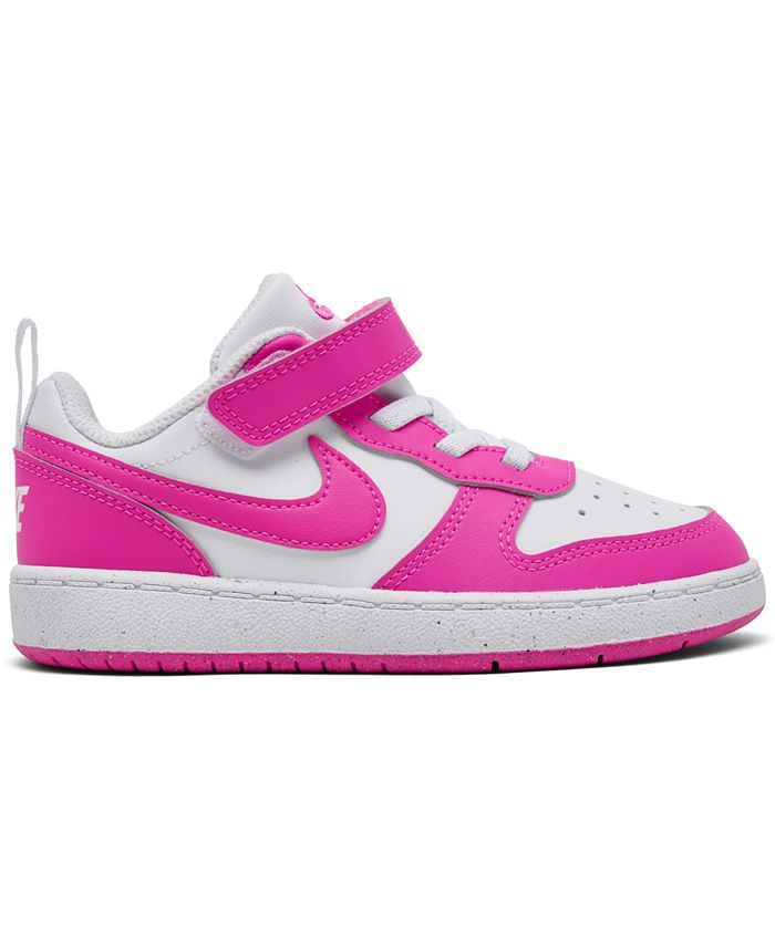 Nike Court Borough MAGENTA FUSCHIA Low Recraft (TD)(PS)(GS)