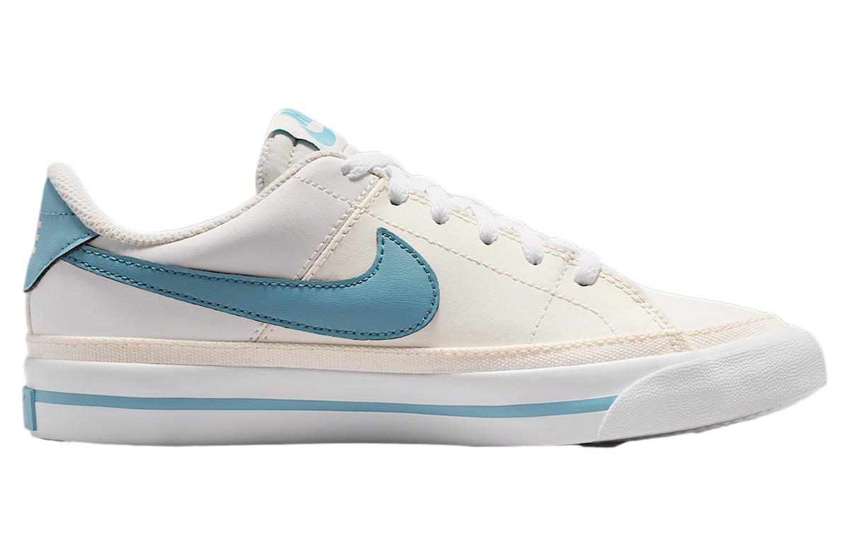 Nike Court Legacy Casual White Denim Turquoise (GS)