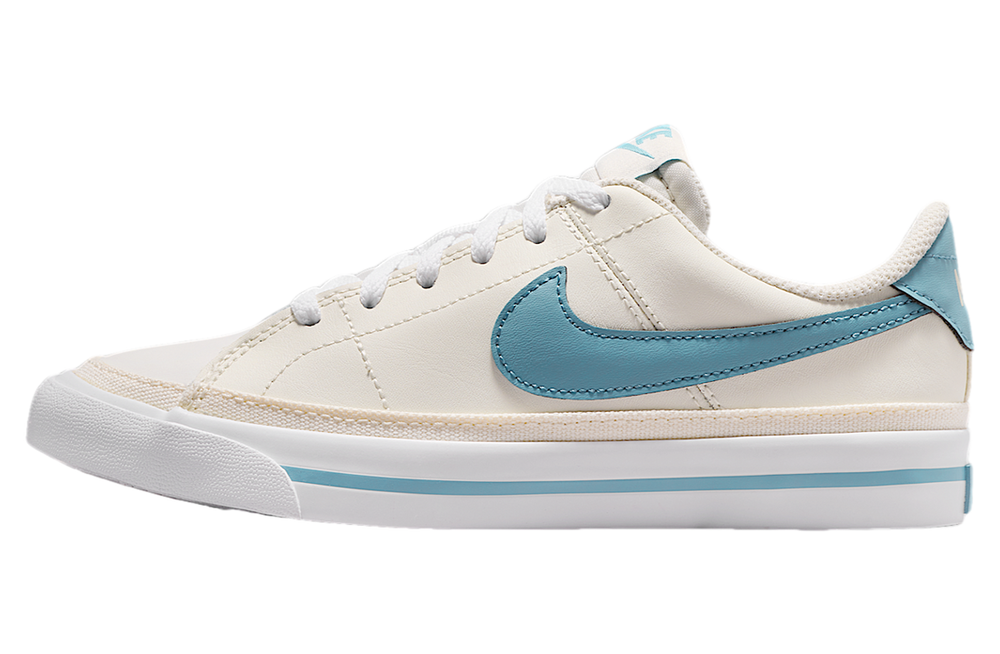 Nike Court Legacy Casual White Denim Turquoise (GS)