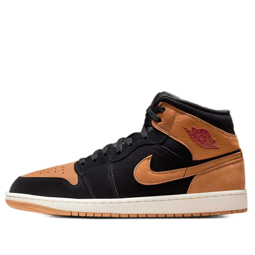 Jordan 1 Mid SE Black Flax (Men's)