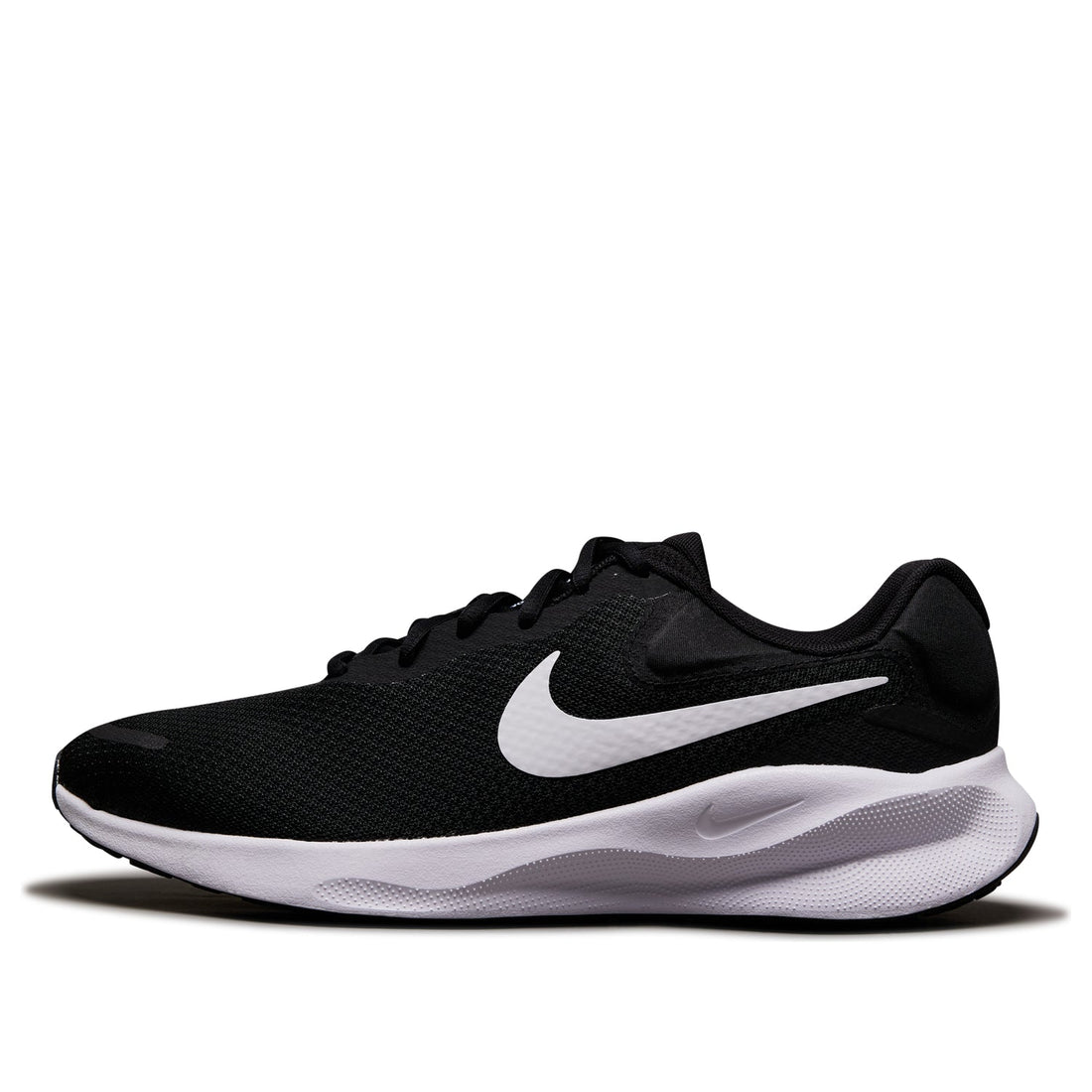 Nike Revolution 7 Road Wide 'Black White' (Men's) TX