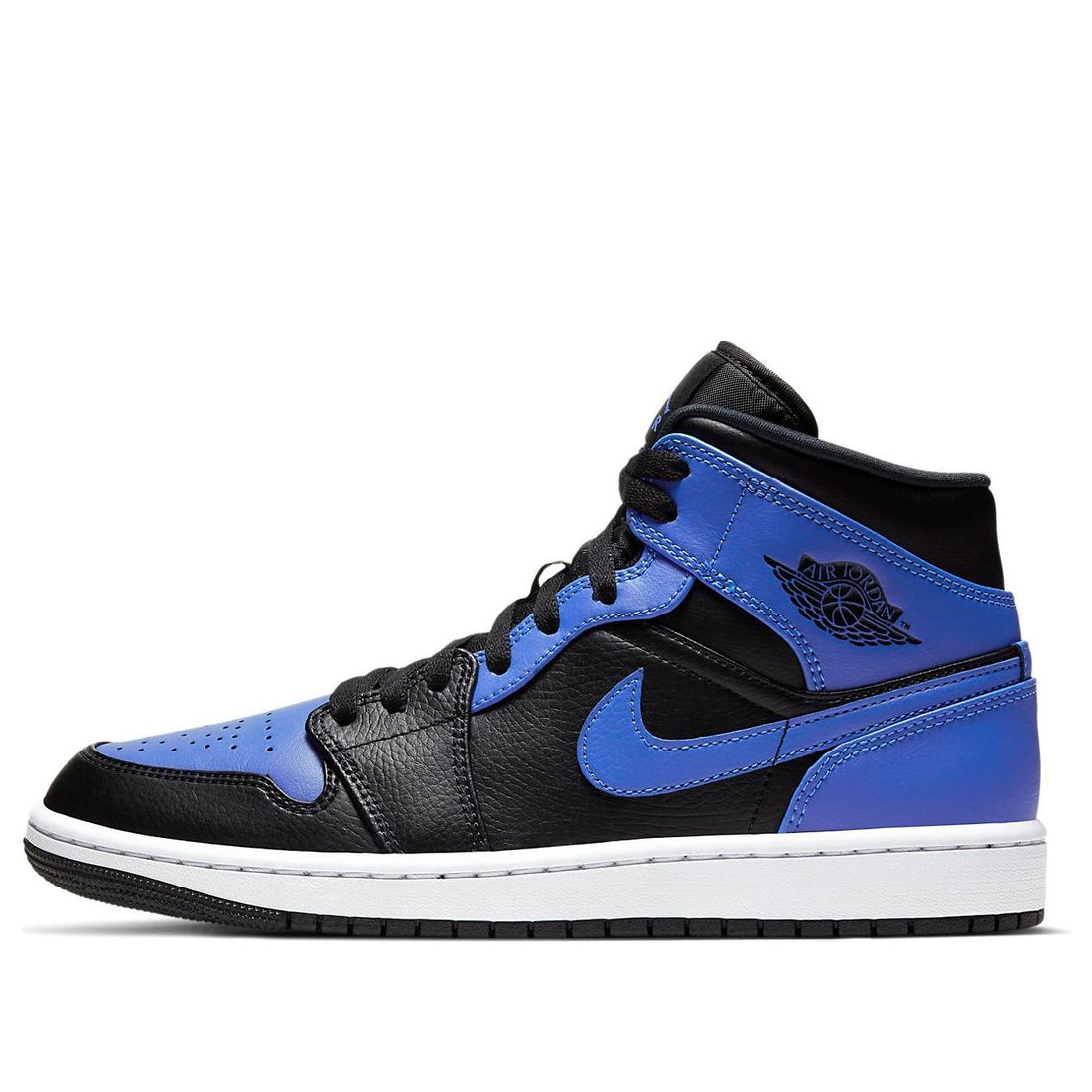 Air Jordan 1 Mid 'Hyper Royal Black' (Men's)