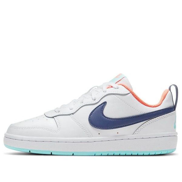 Nike Court Borough Low 2 White/DK Purple Dust-Copa (GS)
