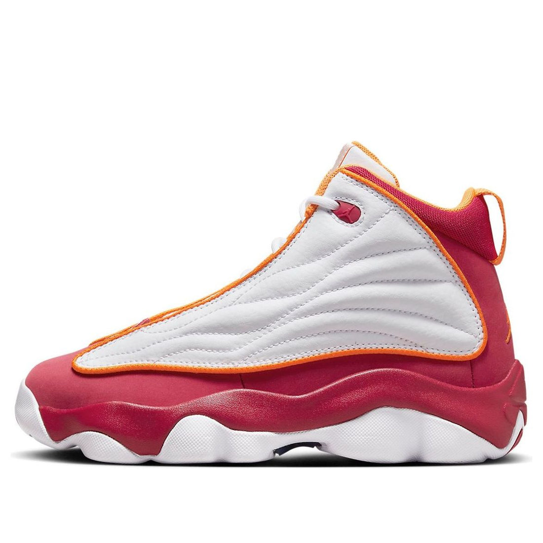 Jordan Pro Strong White/Vivid Orange (GS)