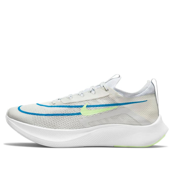Nike Zoom Fly 4 'White Imperial Blue Lime Glow' (Men's)